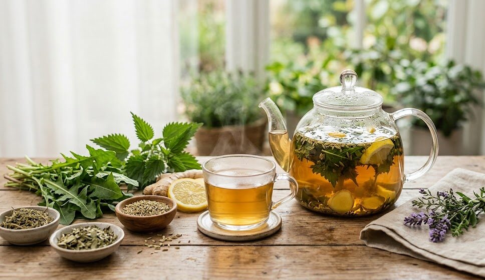 Infusiones Drenantes Naturales para Eliminar la Retención de Líquidos